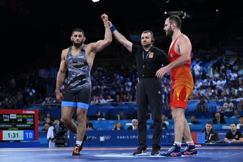 Paris-2024: Azərbaycan güləşçisi bürünc medal qazanıb