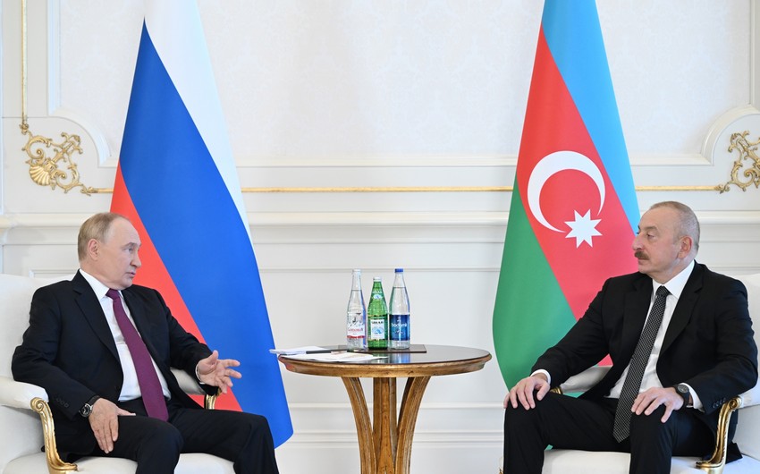 Russia values humanitarian ties with Azerbaijan, Putin says