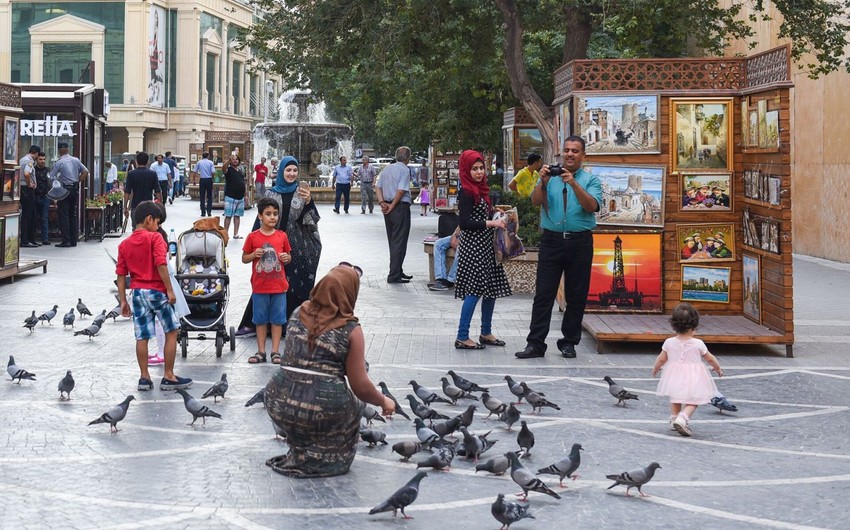 Ölkəyə gələn turist axını artıb