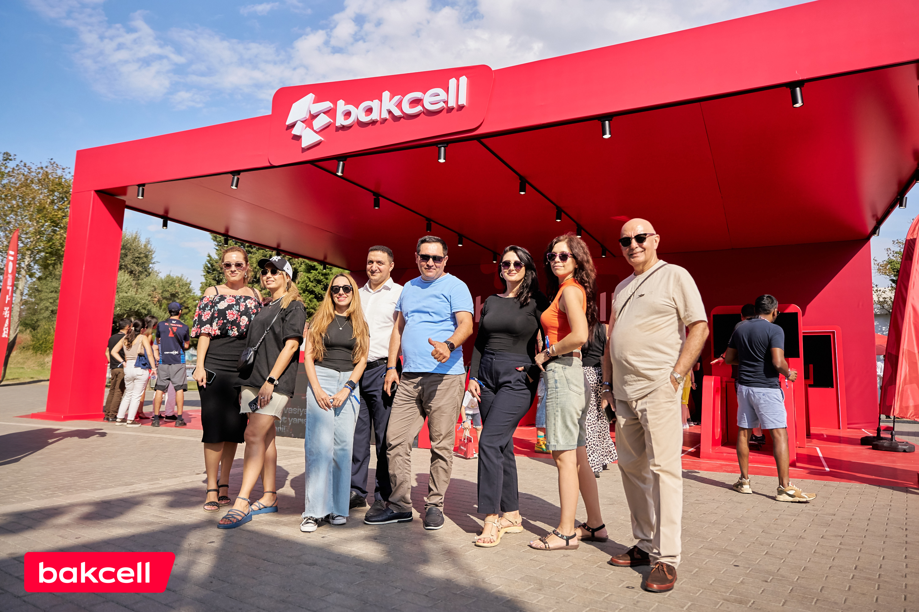 Media Representatives Visited Bakcell's Formula 1 Stand - Photos