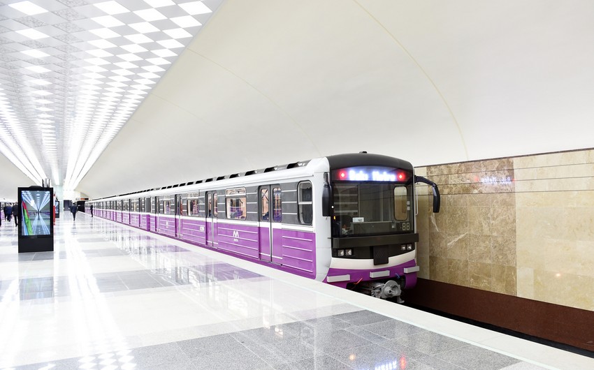 Bakı metrosunda qatarların hərəkəti 4 dəqiqə ləngiyib