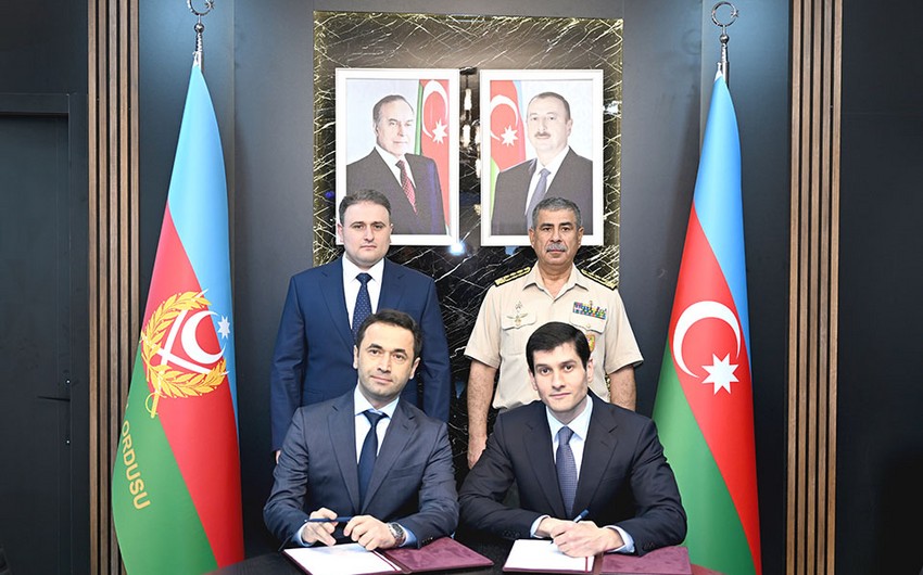 Azerbaijan Defense Ministry and Azersilah Defence Industry Holding ink MoU