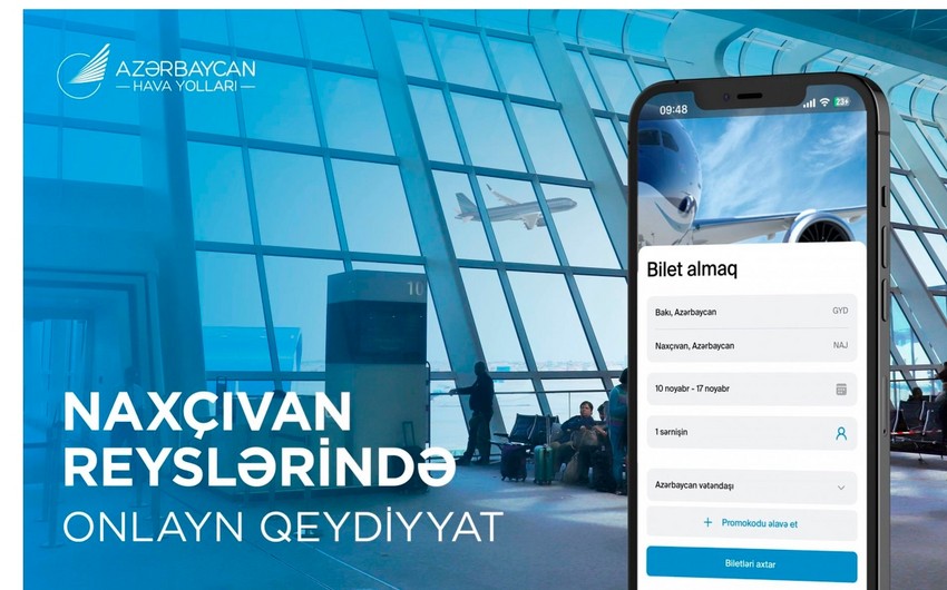 AZAL launches online check-in for Nakhchivan flights  AZAL launches online check-in for Nakhchivan flights