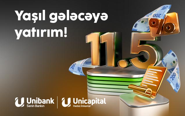 Unibank Azərbaycan maliyyə bazarı üçün bir ilkə imza atıb