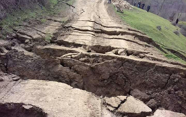 Sürüşmə potensiallı sahələrin monitorinqi aparılır