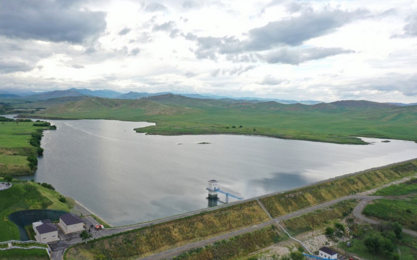 Construction of 3 out of 4 reservoirs in Fuzuli nearing completion