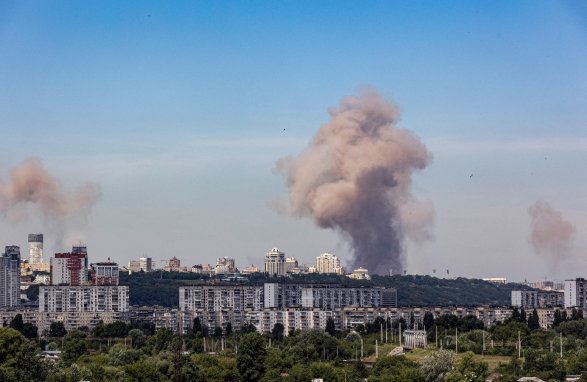 В Киеве повреждено здание Генштаба ВСУ