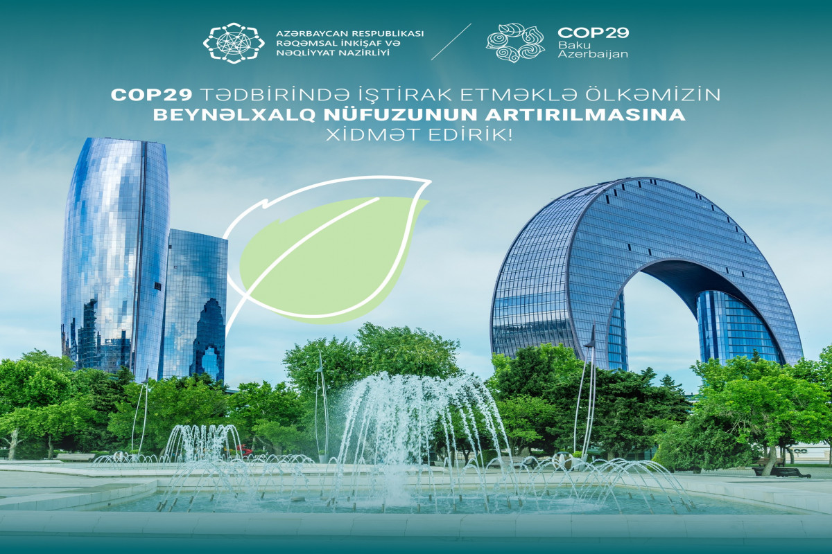 RİNN-in saytında COP 29-la bağlı xüsusi bölmə yaradılıb