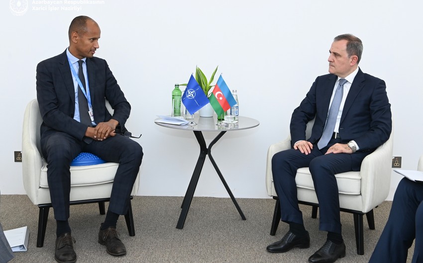 Jeyhun Bayramov meets NATO assistant secretary general