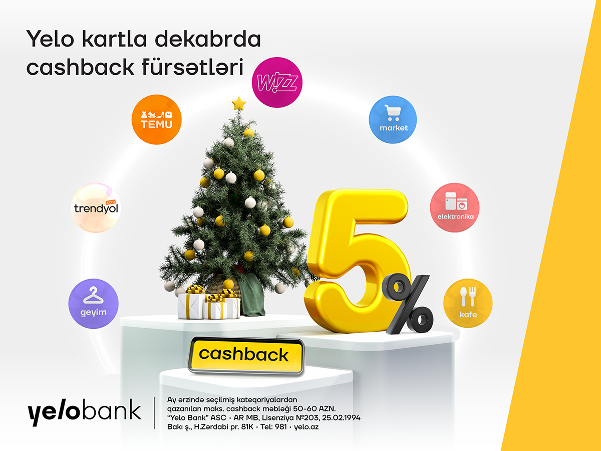 Yelo card cashback opportunities for December!