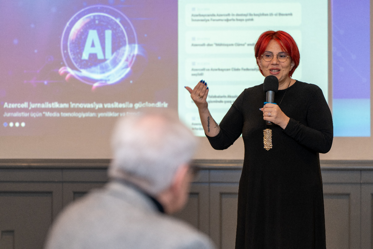 Azercell organized training for journalists about innovations and trends in media technologies