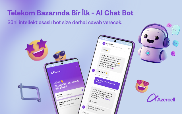 Azercell introduces the AI-powered “AI Chat Bot”!