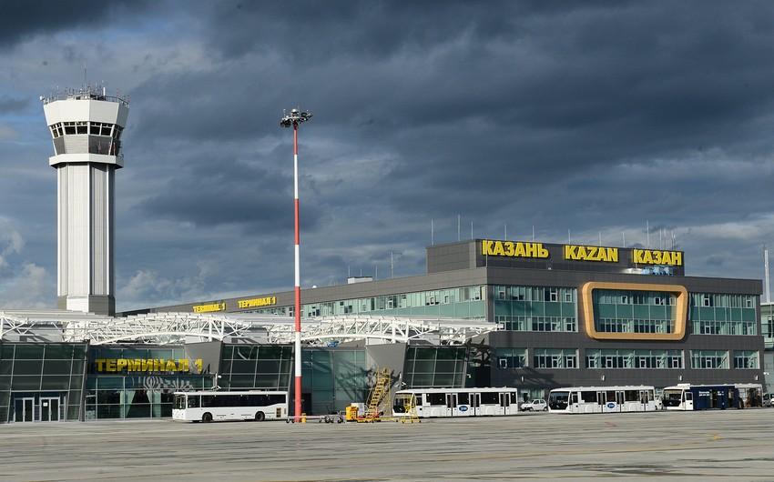 Kazan hava limanında uçuşlar müvəqqəti dayandırılıb - Yenilənib