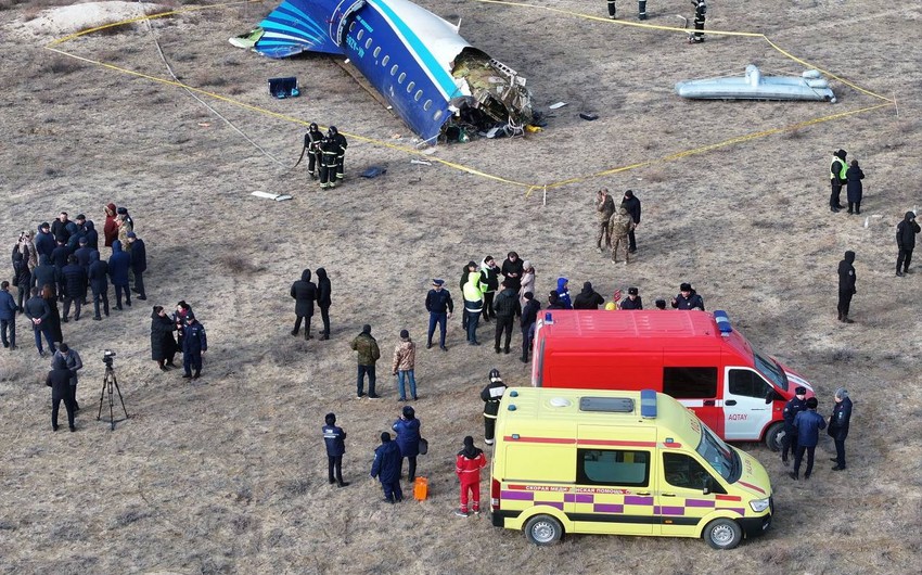 AZAL reveals lists of passengers and crew members of crashed aircraft