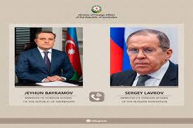 Sergey Lavrov Ceyhun Bayramova zəng edib