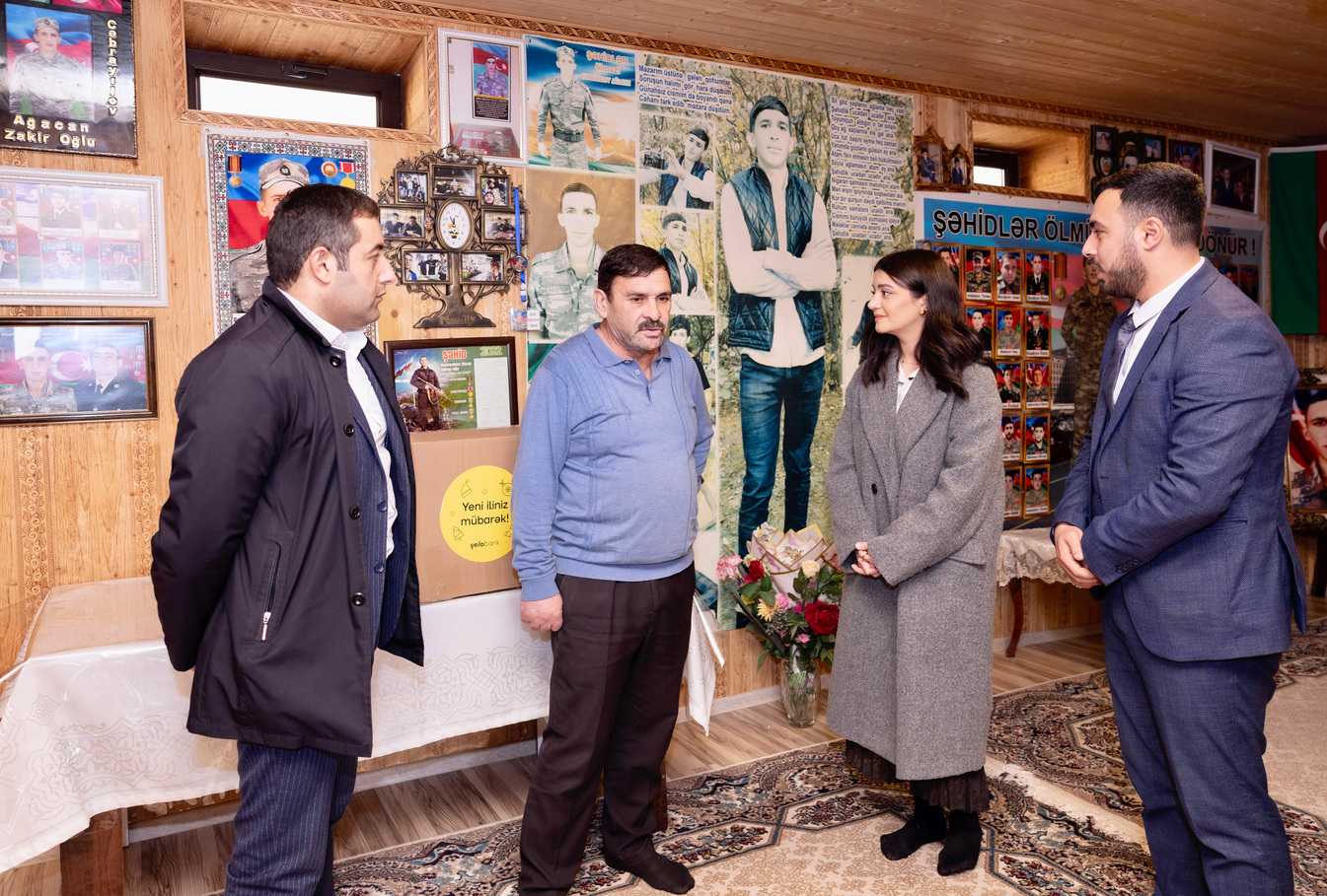 Yelo Bank visits families of martyrs and veterans in Shamakhi