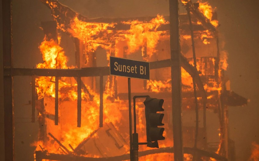 Hollywood Hills fire breaks out as deadly wildfires burn out of control across Los Angeles area