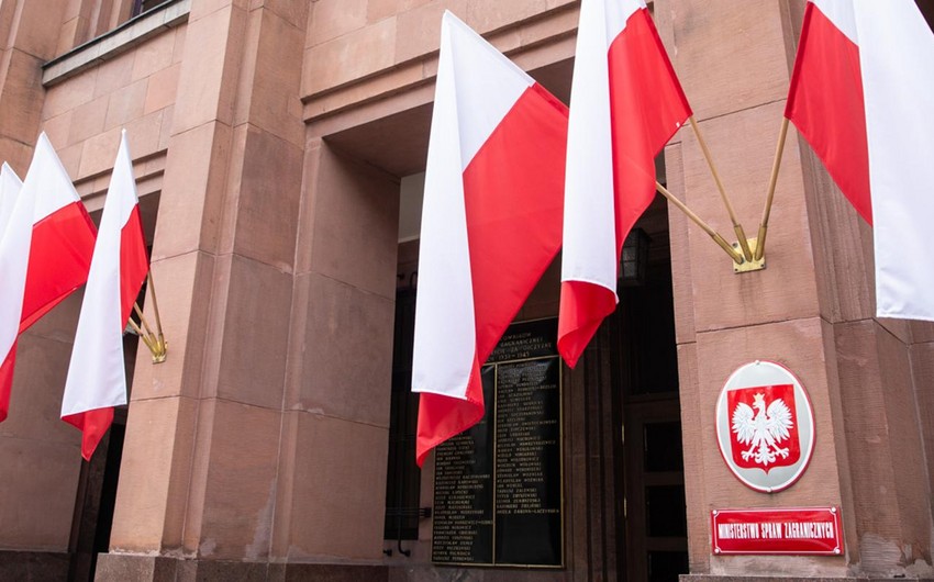 Poland's MFA: Polish presidency to foster confidence-building activities between EU and Azerbaijan