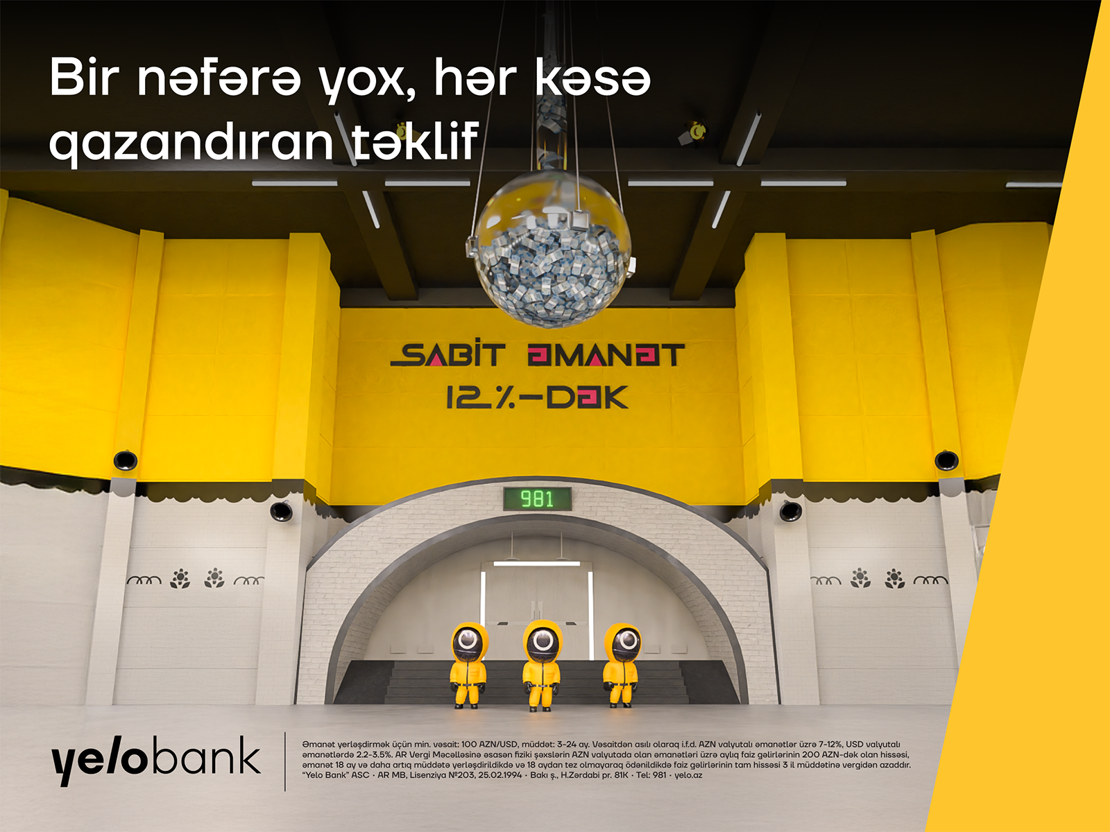 Yelo Bank offers up to 12% return!