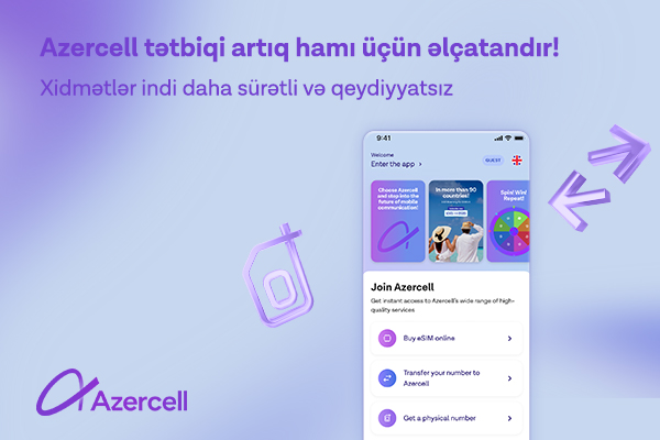 “Azercell” tətbiqinə yeni 