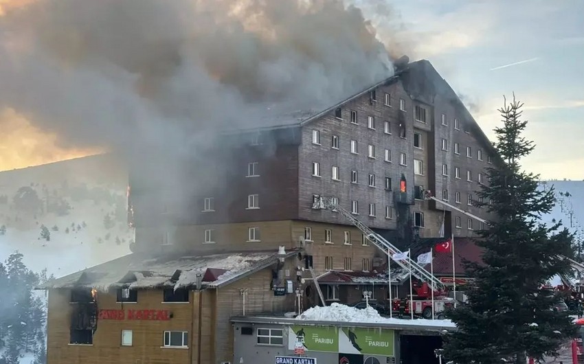 СМИ: Среди жертв пожара в турецком Болу 36 детей