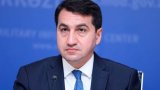 Hikmet Hajiyev says diplomatic corps landed in Lachin