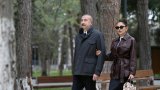 Алиевы открыли новый парк в Баку
