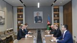 Ceyhun Bayramov Almaniyanın Azərbaycandakı yeni səfirini qəbul edib