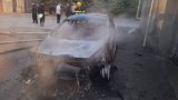 В Гарадагском районе сожгли автомобиль директора школы