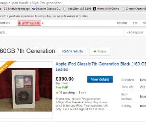 Music fans pay up to four times original price for discontinued iPod Classic