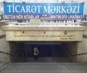“28 May”dakı ticarət köşkləri sökülür - Fotolar