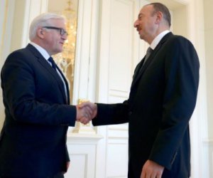 Ильхам Алиев на встрече со Штайнмайером