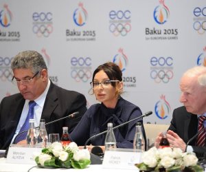 First Lady Aliyeva welcomes EOC members in Azerbaijan