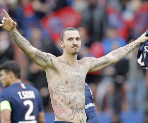 Ibrahimovic tattooed names of 50 starving people on his body