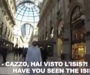 Egyptian student walks streets of Milan dressed as a Muslim preacher