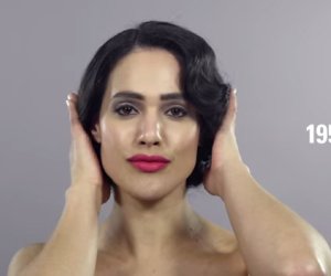 100 years of female beauty in one video, with one twist
