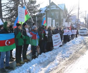 Акция о Ходжалы в столице Канады