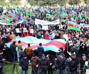 Rally of opposition in Baku