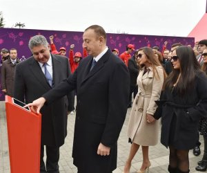 President Aliyev, First Lady Aliyeva buy first Baku 2015 tickets