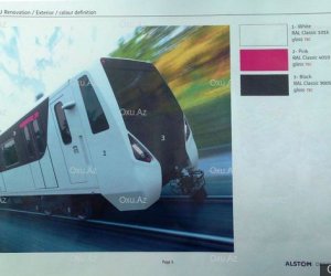 Yeni metro vaqonları Bakıya göndərildi - FOTOLAR