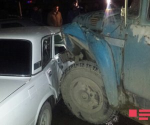 Цепная авария в Баку. Есть жертва