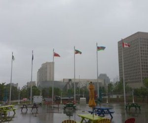Флаг Азербайджана поднят в Канаде