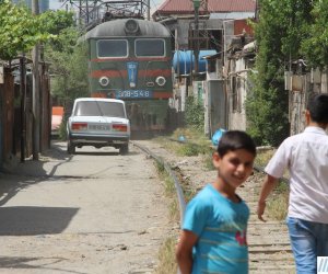 Uşaqların və qatarların dostluq məkanı: Bakı “Şanxayı” - FOTOLAR