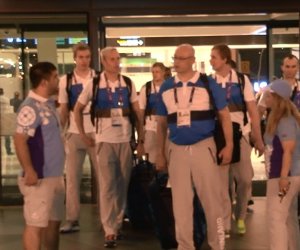 Erməni idmançılar Bakıya gəldi