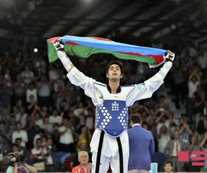 Azerbaijan's Harchegani picks up gold at Crystal Hall