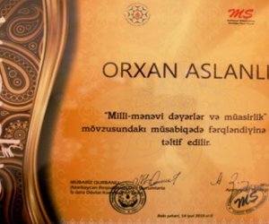 Сотрудник ANN.Az награжден дипломом