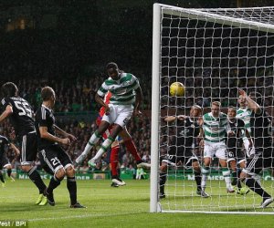 Late goal from Dedryck Boyata hands victory to Celtic vs Qarabag