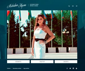 Mehriban Əliyevanın rəsmi saytı yeni dizaynda - FOTOLAR