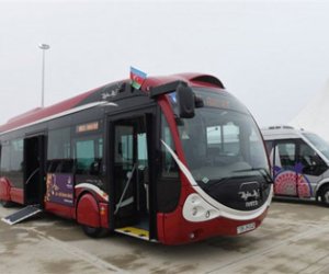 Yeni avtobuslar xəttə buraxılır - VİDEO
