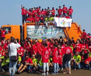 Caspian coast cleaned off garbage in campaign sponsored by Coca-Cola, Bakcell